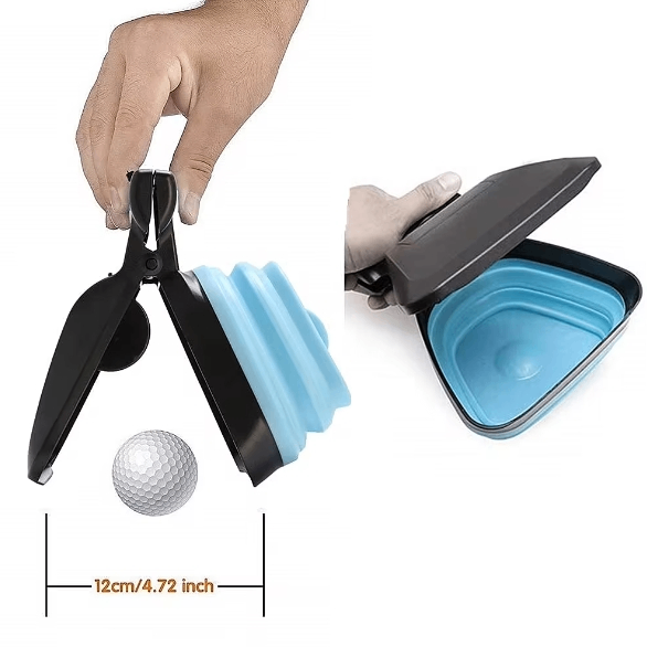 Collapsible travel pet bowl plane and expanded view with size guide showing 12cm height