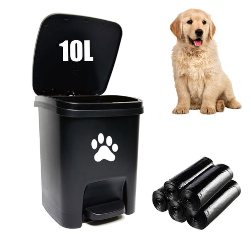Mayayaday 10L Outdoor Dog Poop Trash Can with Odor Control