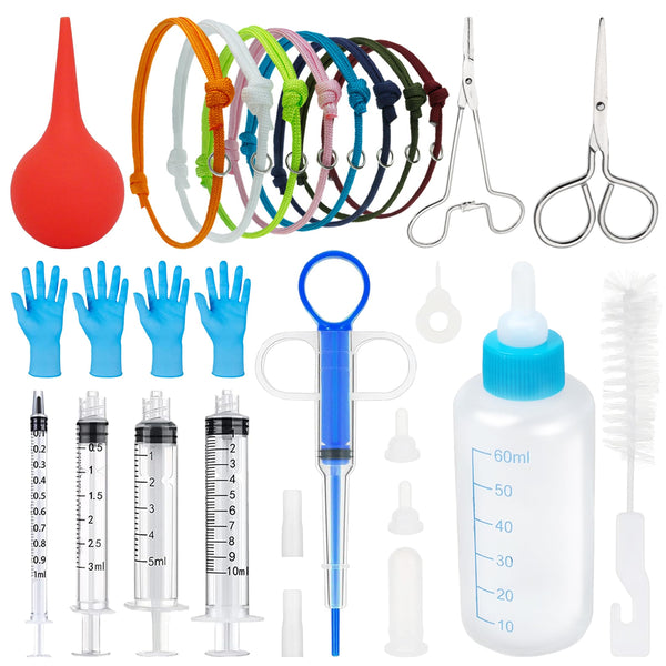 ROPUKEY Complete Pet Whelping Kit - Puppy & Kitten Nursing Set